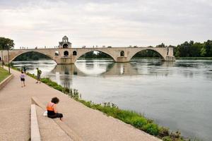 Bridge over the river photo