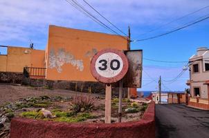 30 km speed limit sign photo