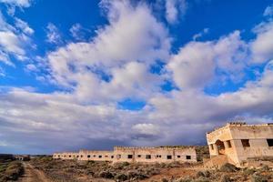 Abandoned buildings in Morocco photo