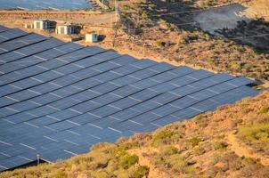 Field of solar panels photo