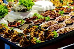 Asian lunch buffet photo