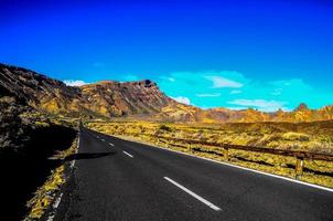 Road in the desert photo