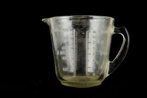 Plastic measuring cup photo