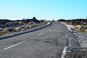 Road in winter photo