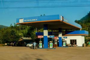 Petrol station in Thailand, 2022 photo