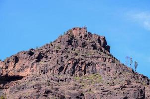 Rocky landscape in summer photo