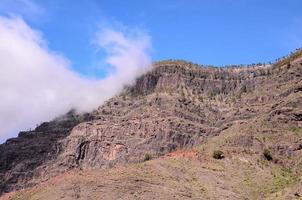 Rocky landscape in summer photo