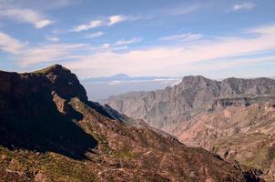 Rocky landscape in summer photo