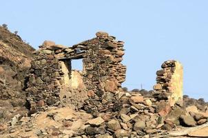 Ruins in the desert photo