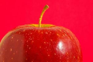 Red apple close up photo