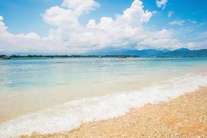 Surf on a Coral beach photo