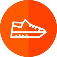 diseño de icono de vector de zapatos de gimnasio