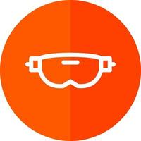 diseño de icono de vector de gafas vr