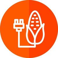 Corn Energy Vector Icon Design