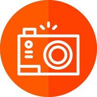 Compact Camera Vector Icon Design