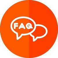 FAQ Vector Icon Design