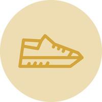 diseño de icono de vector de zapatos de gimnasio