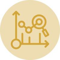 Predictive Analytics Vector Icon Design