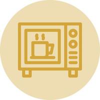 Coffee Oven Vector Icon Design