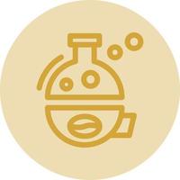 Coffee Science Vector Icon Design