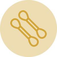 Cotton Swab Vector Icon Design