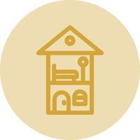 Dolls House Vector Icon Design