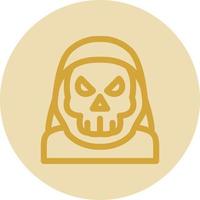 Grim Reaper Vector Icon Design