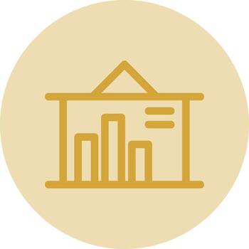 Graphical Representation Vector Icon Design