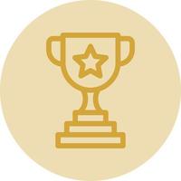 Trophy Vector Icon Design