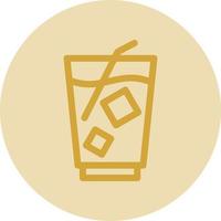 Milkshake Vector Icon Design