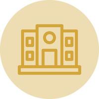 Cloud Based Architecture Vector Icon Design