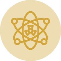 Nuclear Fission Vector Icon Design