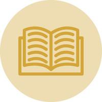 Open Book Vector Icon Design