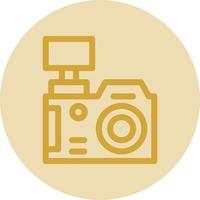 diseño de icono de vector de cámara dslr