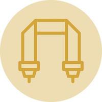 Camera Strap Vector Icon Design