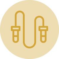 Jumping Rope Vector Icon Design