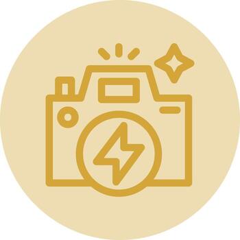 destello cámara vector icono diseño