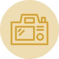 Back Camera Vector Icon Design