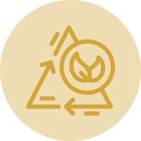 Zero Emission Vector Icon Design