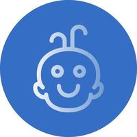 Baby Smile Vector Icon Design