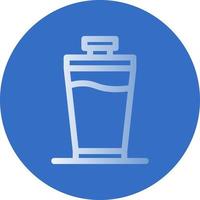 Protein Shake Vector Icon Design