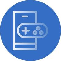 Mobile Gaming Vector Icon Design