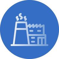 Factory Chimneys Vector Icon Design