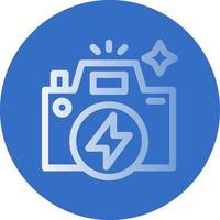 Flash Camera Vector Icon Design