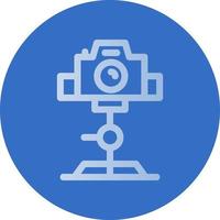 Tripod Camera Vector Icon Design