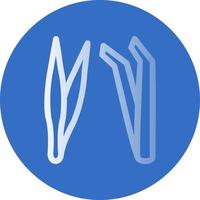 Tweezers Vector Icon Design