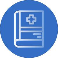 Medical Book Vector Icon Design