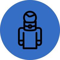 Broken Neck Vector Icon Design