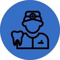 Dentist Vector Icon Design