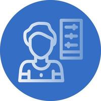 Self Control Vector Icon Design